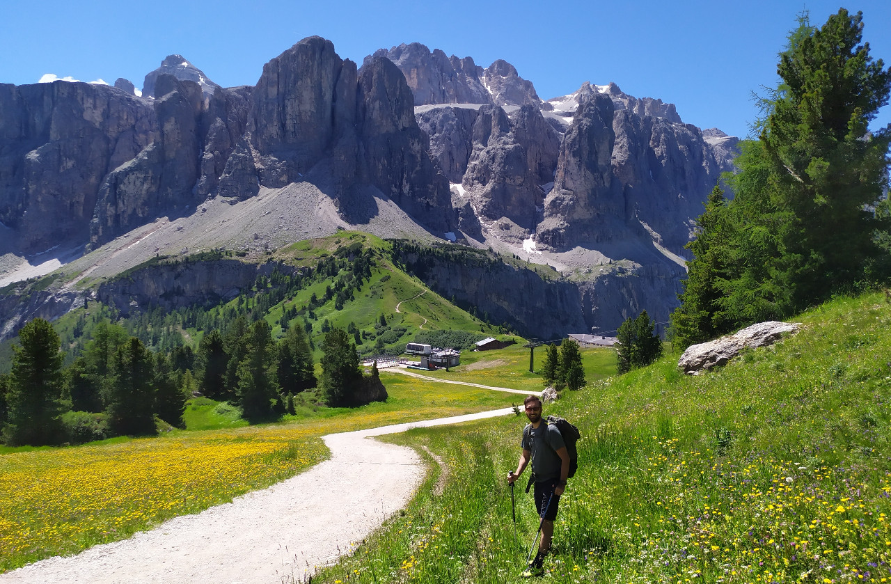 Escursione alle cascate del Piascidù Colfosco Alta Badia